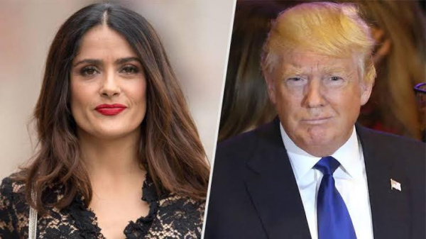 Salma Hayek revela que Donald Trump intentó cortejarla.
