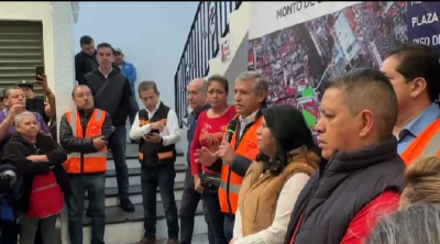 Insatisfecho, Urióstegui con "remodelación" de las plazas "Lido" y "Degollado"